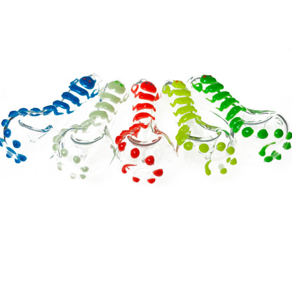 4 Inch Scorpion Glass Blown Hand Pipe Glow In The Dark